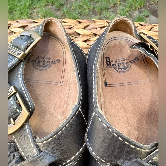 Dr Martens 8209 Vintage 90’s Black Triple Buckle Chunky Platform Sandals. M8 W9 - Picture 7 of 15